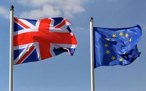 UK EU flags